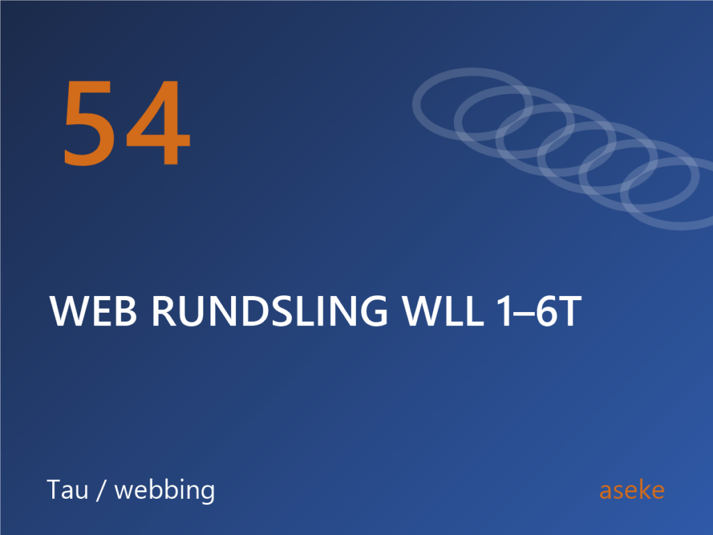 54 Web rundsling WLL 1–6T